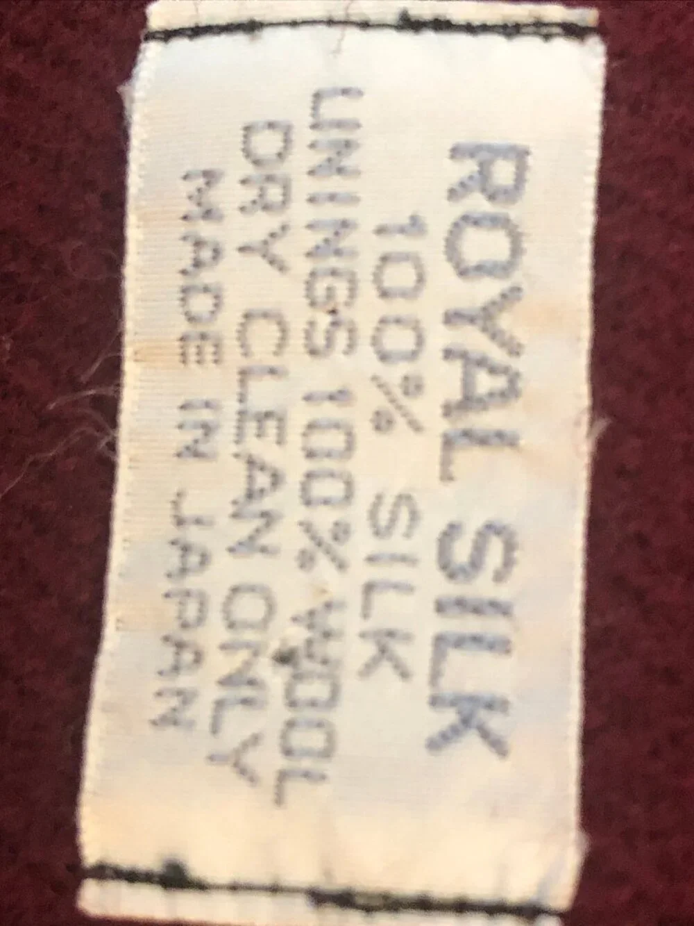 Royal Silk authentic vintage